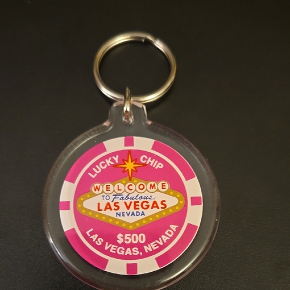 Other - Las Vegas Lucky Chip Keychain
